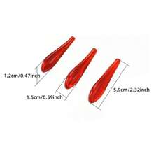 6pcs Car Aerodynamic Spoiler Strips, Automotive Body Bumper Protector Trim, Noise Reduction Decoration Accessories - [6-piece Spoiler] - View 3