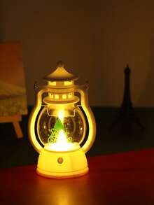 Giáng sinh Led Nến Đèn lồng giấy , Người già , Cây thông noel Đồ trang trí , Bối cảnh , Creative Đồ trang trí , Qủa tặng Đèn - trắng - Xem 7