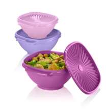 Tupperware 30pc (Set Of 15) Heritage Food Storage Container Set - Purple - View 2