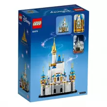 LEGO Modellino castello Disney 40478, puzzle di mattoncini da costruire, giocattolo da regalo, regalo di compleanno