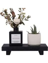 1pc Wood Pedestal Stand Display Stool For Bathroom Kitchen Sink Soap Tray Candle Plant Tray Perfect Farmhouse Decor For Bathroom And Kitchen Home Bathroom Decor Bathroom Organizer Fall Decor Back To School