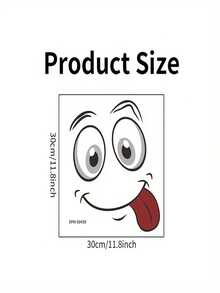 海贼王卡通搞笑表情马桶盖贴纸 粘贴式浴室贴纸 创意马桶盖 塑料材质 无需电源 浴室装饰 - 多 顏 色 - 查看 3