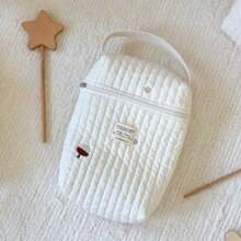 1pc Mommy Diaper Bag Multi-Function Stitching Hanging Pouch Disposable Diaper Storage Bag