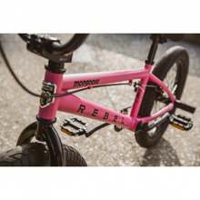 Mongoose Rebel X1 BMX Bike, 20" Wheels, Gray - Pink - View 3