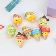 5pcs/8pcs/12pcs Mini Squishy Toys Christmas Thanksgiving New Year Party Favors Gifts Popsicles Ice Cream Cone Squishies Toys Squeeze Finger Fidget Sensory Toys Cheap PU Toys Games Prizes Squeezing Toys Random Designs - Multicolor - View 13