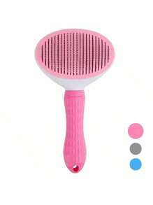 Cepillo autolimpiante para mascotas | Herramienta de desensibilización de acero inoxidable y agarre antideslizante | Regalos de Navidad para amantes de perros y gatos, esencial de la temporada de miedo, cepillo quitapelo de perro y gato | Peine desenredante de dientes de acero con autolimpieza | Relleno de calcetín navideño, kit de aseo de mascotas de Halloween, cepillo quitapelo de mascotas con autolimpieza | Mango antideslizante y desenredante | Regalo festivo para propietarios de mascotas, Navidad - Multicolor - Ver 17