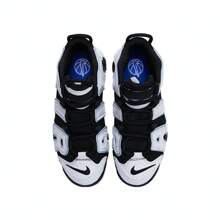 2024 大男孩 Nike Air More Uptempo (GS) 篮球鞋，中帮 DQ6200-001 - 黑色 - 查看 6