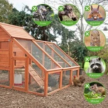 8M Welded Wire Mesh Galvanised Fence Aviary Rabbit Hutch Chicken Pet Fencing - Grey - View 6