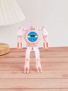 Children's Electronic Watch Transformation Watch Cartoon Transformation Robot Cool Watch Children's Gift Gift - Multicolor - View 12