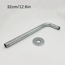 Bộ vòi sen gắn tường 1 chiếc: Thanh ngang mở rộng, Nhiều độ dài, Tùy chọn màu đen và bạc, Phụ kiện phòng tắm, Dụng cụ phòng tắm - Làm bằng thép không gỉ, Đồ trang trí Halloween, Giáng sinh - Nhiều màu - Xem 8