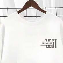 1pc Customizable Fashion Print Design, Various Patterns Available, Holiday Shirt Transfers, Iron-On Stickers For DIY Clothing - Perfect For T-Shirts, Masks, Jeans And Backpacks - Halloween, Christmas, Valentine's Day, Thanksgiving Designs, Suitable For DIY Clothing, Customizable Couple Design, Sister Design, Men's Design, Women's Design, Parent-Child Design, T-Shirts, Backpacks,Back To School Fashion - 10x5cm - View 4