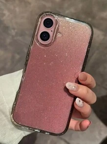 Ốp lưng điện thoại trong suốt hình ngôi sao lấp lánh, tương thích với iPhone 16 15 14 13 12 11 Pro Max Plus 8 7, chất liệu silicon mềm mại, lý tưởng để làm quà tặng. Thích hợp cho lễ hội và Giáng sinh. - màu đen - Xem 2