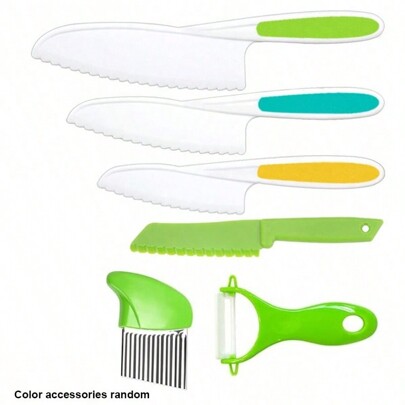 6pcs Montessori Toddlers Kitchen Tools Set,Real Cooking Knife Hay Cutter Birthday Gift (Random Component Colors)Cooking Knife Set,Cooking Set Toy,Toddler Knife Set,Kitchen Toys,Kids Kitchen,Kitchen,Baby Boss,Kitchen Set Kids,Kitchen Accessories Kids,Boss Baby,Baby Boss,Kids Kitchen,Baby Knife,Toddler Knife,Montessori Kitchen,Boss Baby,Baby Boss,Kitchen