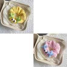 秋季新款大嘴小怪兽毛绒发圈头绳女童搞怪搞笑可爱儿童头饰 - 彩色 - 查看 16