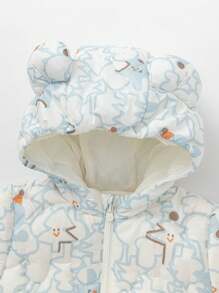 Balabala 婴儿轻便羽绒连体衣男孩和女孩 2024 年冬季服装