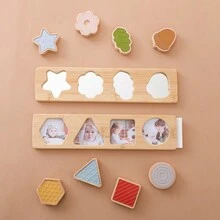 10 món đồ chơi mọc răng bằng silicon cho bé, đồ chơi ghép hình học tập nhận thức hình dạng cho trẻ sơ sinh bằng silicon, đồ chơi giáo dục sớm - Nhiều màu - Xem 8