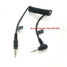 3.5mm TRS 公头麦克风线 3.5mm TRS 公头 MIC 插头转 3.5mm 麦克风线 DSLR 相机麦克风线连接相机/录像机 3.5mm TRS 转 TRS 麦克风至相机线 弹簧卷绕 适用于枪式相机 DSLR 单反相机 - 黑色 - 查看 2
