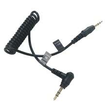 3.5mm TRS 公头麦克风线 3.5mm TRS 公头 MIC 插头转 3.5mm 麦克风线 DSLR 相机麦克风线连接相机/录像机 3.5mm TRS 转 TRS 麦克风至相机线 弹簧卷绕 适用于枪式相机 DSLR 单反相机 - 黑色 - 查看 4