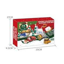 Christmas Decoration Advent Calendar, 24 Days Christmas Countdown Calendar, Gift Box, Fun And Surprising, Christmas Blind Box - 彩色 - 查看 2