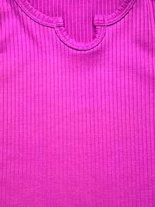 Children's Set For Girls Consisting Of A Ribbed Tank Top And A Short Skirt - Morado - Ver 3