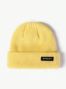 1 件纯色户外防风保暖护耳帽简约滑雪帽 - 彩色 - 查看 14