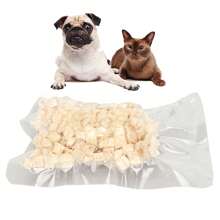 Snacks de bacalao liofilizado, nutritivos y ricos en proteínas, para gatos, perros y mascotas, 30 g - Blanco - Ver 5