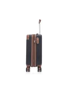 081Carry-On Suitcase + Toiletry Bag Kit 9kg 10kg 23 Kg Travel Jia Wheels 360° Models + 2023 NEW Models And Colors Rose Gold Double Wheel - 黑與白 - 查看 4