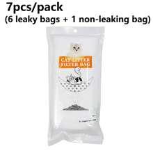 7-Pack Extra Large Cat Litter Liner Bag, Cat Litter Filter Bag, Trash Waste Container, Anti-Odor, Extra Thick , Elastic Drawstring Design, Easily Solve The Problem Of Difficult Cleaning Of Cat Litter, Rectangular, Polyethylene, Suitable For All Cat Litter Boxes , A Reusable, Convenient And Mess-Free Cleaning Solution For - Multicolor - View 11