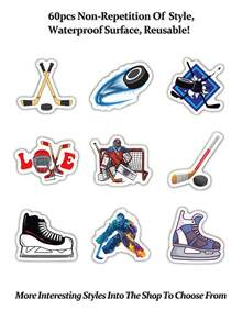 60pcs/Pack Cartoon Movement Stickers, Funny & Cute Cartoon Stickers, Sticker For Kids, Small Sticker, Suitable For DIY Phone Cases Stickers, IPad Stickers, Guitar Sticker, Suitcase Stickers - Multicolor - View 5