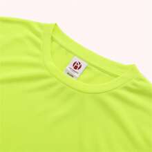 2PCS Men's Performance Long Sleeve T-Shirt - 黃色/橘色 - 查看 5