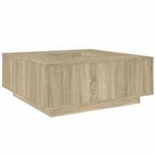 VidaXL Coffee Table Sonoma Oak 100x100x40 Cm Wood Material - 棕色 - 查看 2