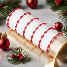 2pcs New Year & Christmas Couples/Friends Lucky Red Braided Adjustable Bracelet Set
