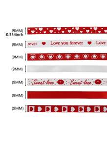 1pc Gift Floral Bouquet Wrapping Material Ribbon, Hair Accessories Bowknot , Cake Baking Gift Packaging Ribbon, Valentine's Day Decor Ribbon, Gift Box Decoration Ribbon - Multicolor - View 6