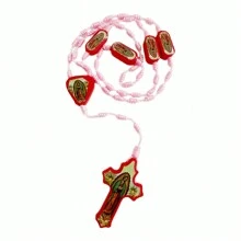 1 Stück handgefertigte katholische Halskette mit Anhänger, Kreuz, Medaille der Heiligen Jungfrau Maria, Schutz, Segen, katholischer Schmuck, Geschenkanhänger für Auto, Weihnachten, Halloween, für Männer und Frauen