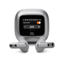 JBL LIVE BEAM 3 彩色充电盒 [型号] 真无线智能降噪蓝牙耳机，智能触摸屏音乐游戏耳机，礼物 - 霜银 - 銀色 - 查看 5