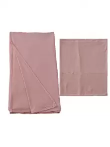 Conjunto de 2 piezas de hiyab y gorro interior, unicolor, tela modal suave y transpirable, 1 gorro hiyab sencillo + 1 bufanda modal delgada, apropiado para un uso diario modesto