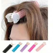 New 2-In-1 Volumizing Hair Root Clipper And Heatless Curler For Messy Bangs And Curly Hair - Multicolor - View 5