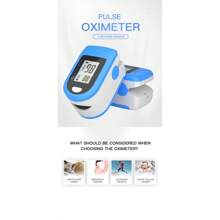 1pc Finger Pulse Oximeter Larger Display Blood Oxygen Monitor Fingertip Pulse Oximeter, Batteries Not Included