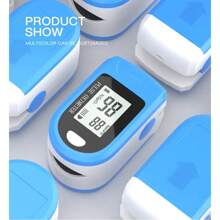 1pc Finger Pulse Oximeter Larger Display Blood Oxygen Monitor Fingertip Pulse Oximeter, Batteries Not Included
