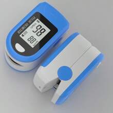 1pc Finger Pulse Oximeter Larger Display Blood Oxygen Monitor Fingertip Pulse Oximeter, Batteries Not Included