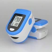 1pc Finger Pulse Oximeter Larger Display Blood Oxygen Monitor Fingertip Pulse Oximeter, Batteries Not Included