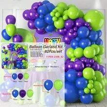 Bộ cổng bóng bay cao su trang trí ngày lễ nhiều màu, trang trí sự kiện theo chủ đề trang trại, trang trí sự kiện theo chủ đề đại dương, trang trí tiệc sinh nhật, trang trí tiết lộ giới tính, trang trí đám cưới, trang trí tiệc mừng ngày lễ, trang trí tiệc quà tặng năm mới, vật dụng trang trí tiệc - Nhiều màu - Xem 4
