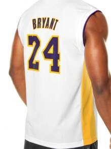 Laker's 24 Basketball Tank Top - White - View 2