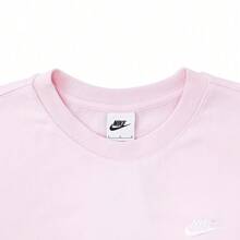 Nike 2024 סווטשירט נייק NSW CLUB CRW FT לגברים בסגנון בויפרנד, סוודר סריג, ללא מכסה המנוע, BV2667-663 - אדום - ראה 4