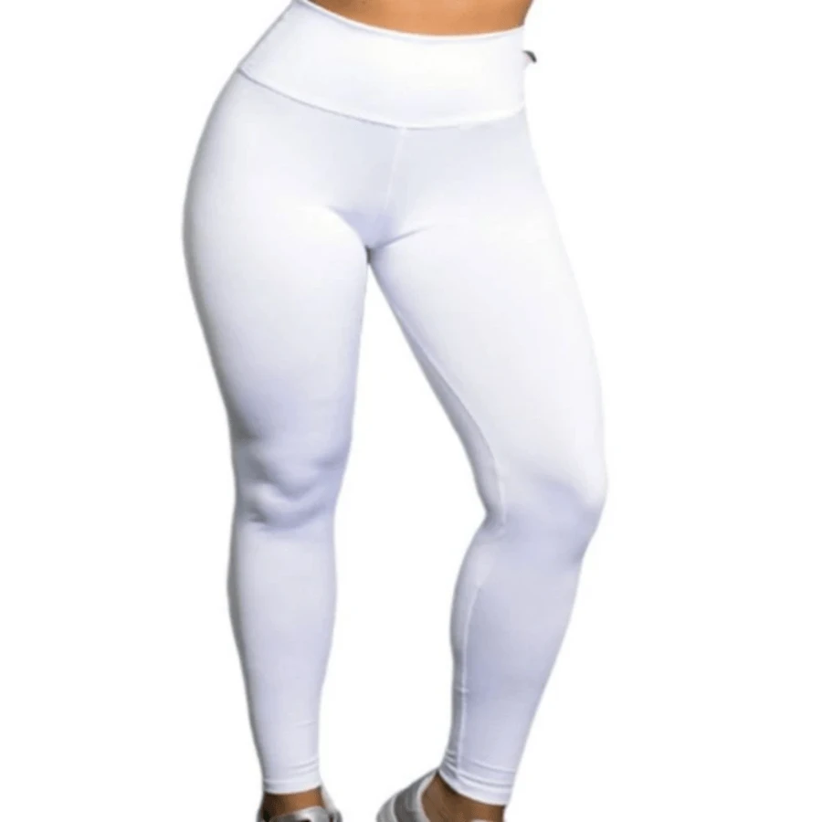 Kit 2 White Suplex Women's Leggings, Medical And Nursing Uniform, Aesthetics Or Casual Use - Xem 1