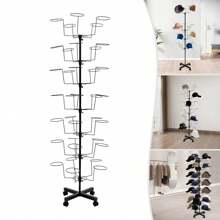 7-Tier Hats Display Rack, 65''H Floor Stand Hat Racks, Adjustable Cap Wig Rack Freestanding Rotating Hat Organizer Stands For 35 Caps, Wigs & Hats,Spring,Minimalist,Summer TopsCoat Rack Back To School Travel Essentials Room Decor,Home Decor,Bedroom Decor Storage Organization And Storage Puppy Keep Dress Shorts Phone Case Bikini Summer Dresses For Women Skirt Summer Dress Dresses Nails Jeans Tops White Dress Dresses For Women
