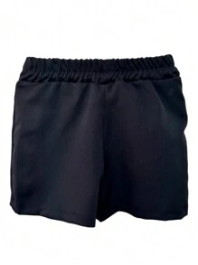 Children's Set For Girls Consisting Of A Ribbed Tank Top And A Short Skirt - Óxido marrón - Ver 2