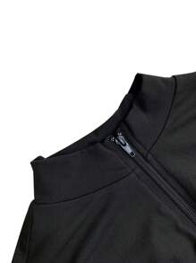 女士秋冬欧式时尚开衫 & 拉链紧身上衣 & 阔腿裤 3 件/套