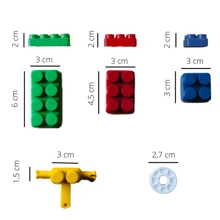 Building Blocks 112 Pieces Educational Didactic Gift For Children - Create And Play - 彩色 - 查看 4