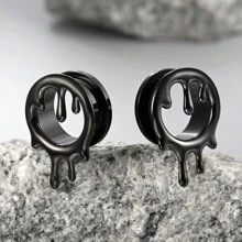 2 件装 316L 不锈钢耳滴管耳塞扩张器穿孔女士男士身体首饰耳塞拉伸器